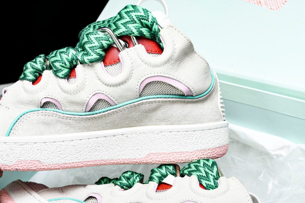 Lanvin Curb Sneaker 'Beige Pink' - Image 19