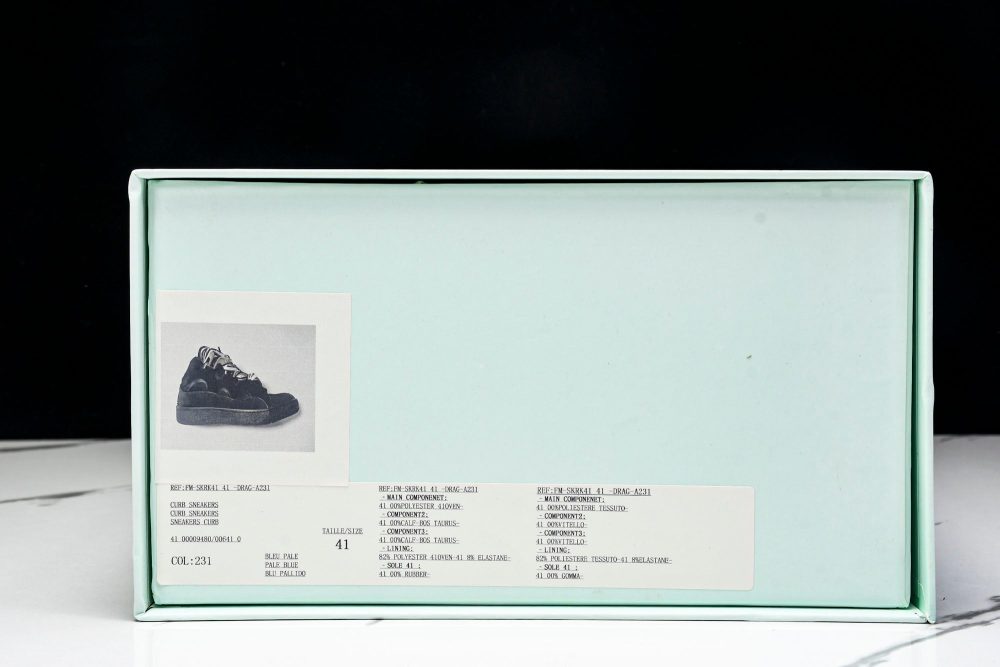 Lanvin Curb Sneaker 'Black Extreme Laces' - Image 22