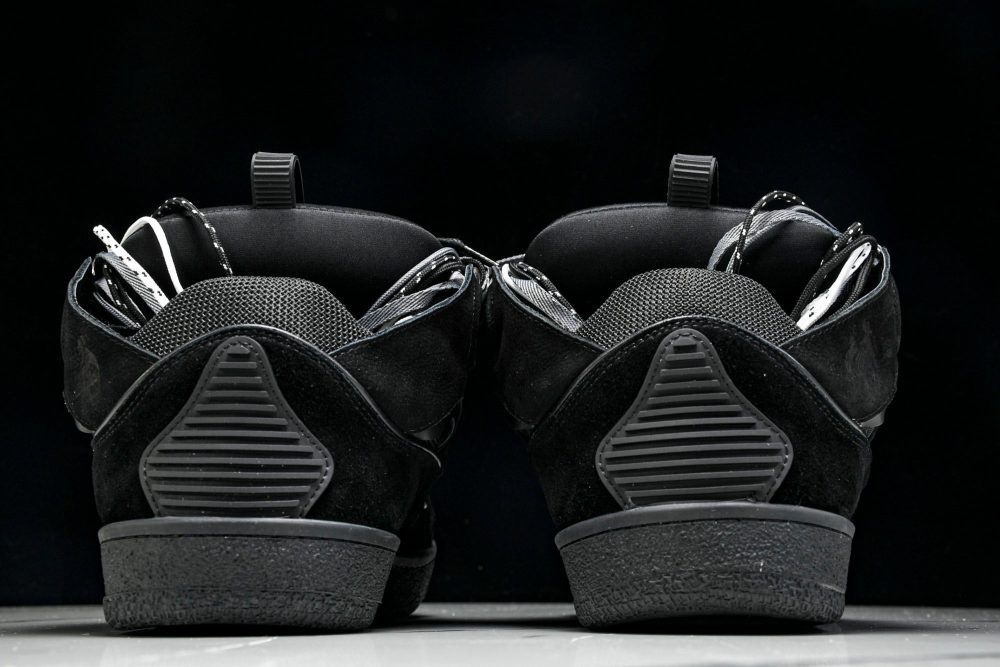 Lanvin Curb Sneaker 'Black Extreme Laces' - Image 7