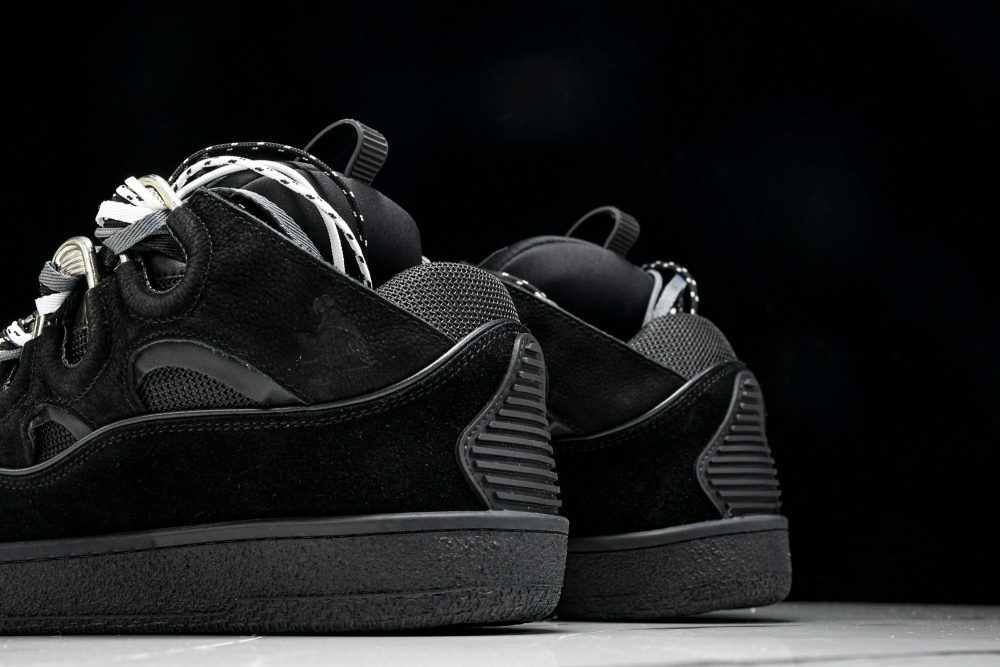 Lanvin Curb Sneaker 'Black Extreme Laces' - Image 10