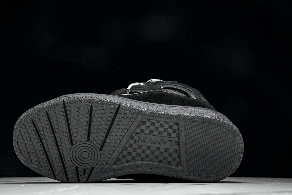 Lanvin Curb Sneaker 'Black Extreme Laces' - Image 5