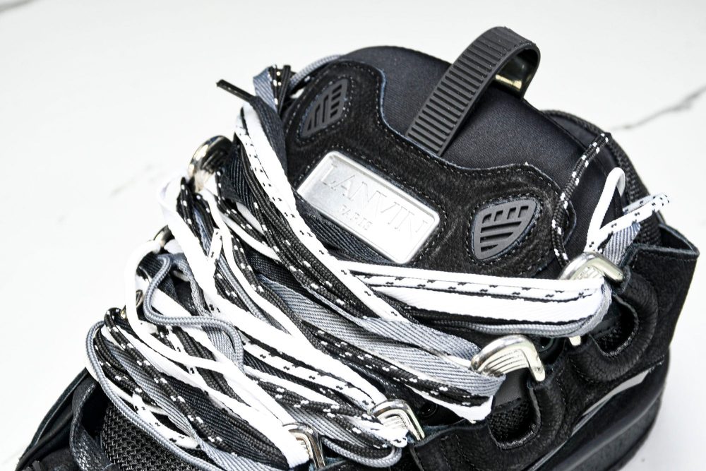 Lanvin Curb Sneaker 'Black Extreme Laces' - Image 12
