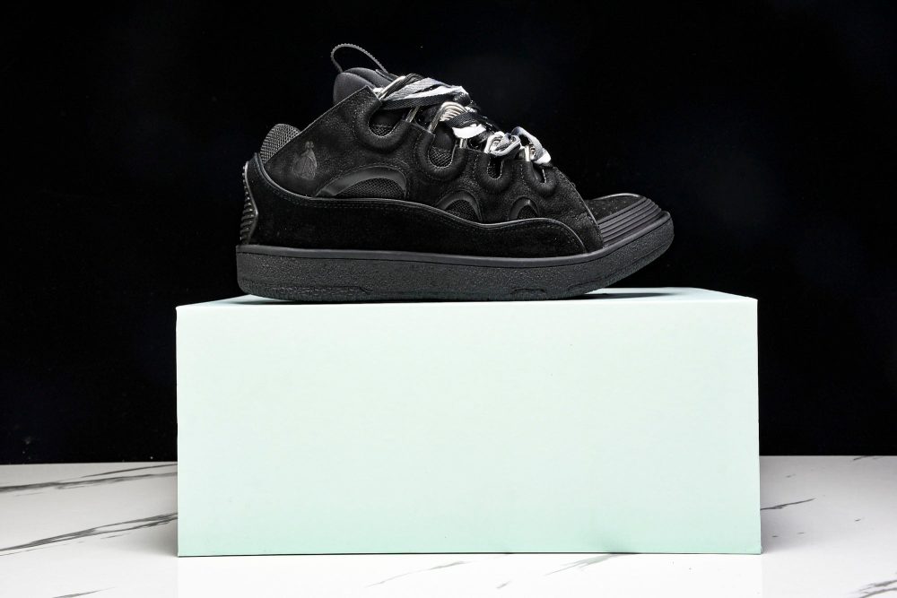 Lanvin Curb Sneaker 'Black Extreme Laces' - Image 31