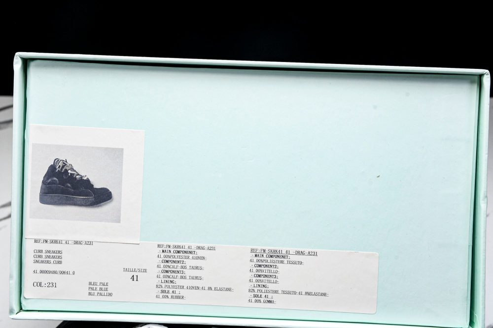 Lanvin Curb Sneaker 'Black Extreme Laces' - Image 34