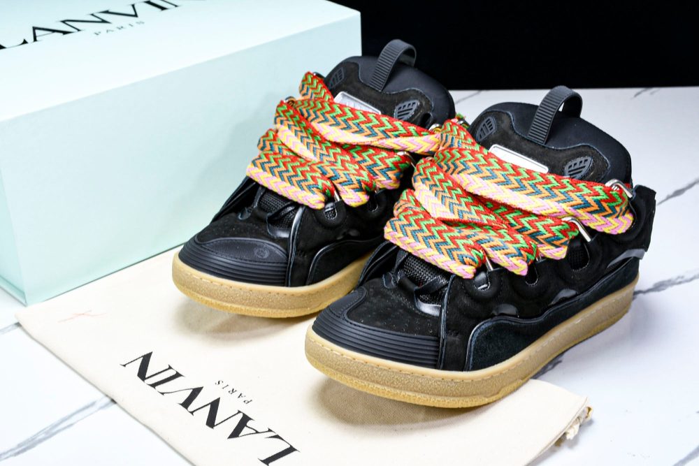 Lanvin Curb Sneaker 'Black Gum' - Image 22