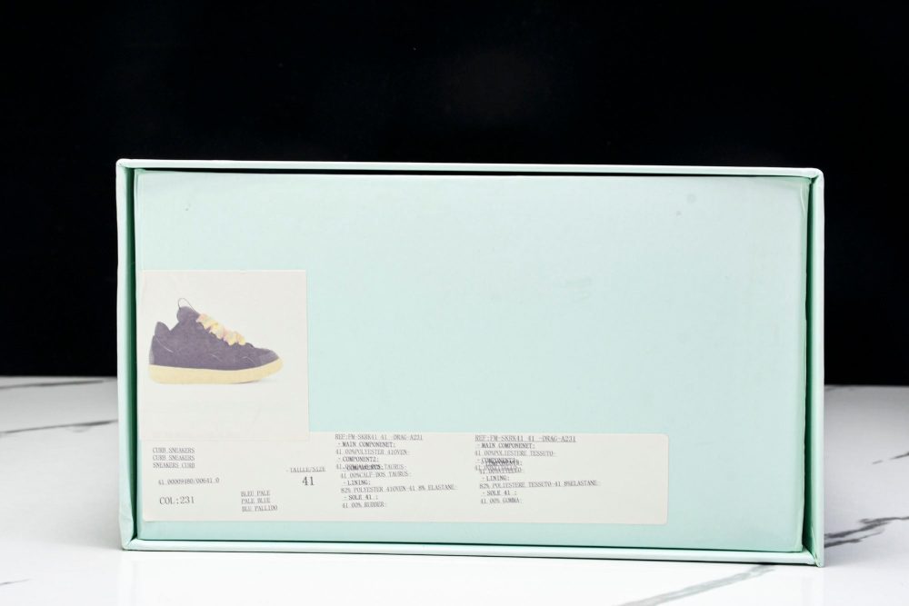 Lanvin Curb Sneaker 'Black Gum' - Image 28