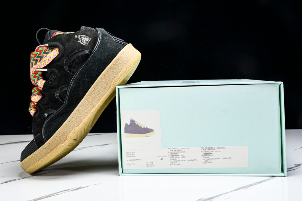 Lanvin Curb Sneaker 'Black Gum' - Image 32