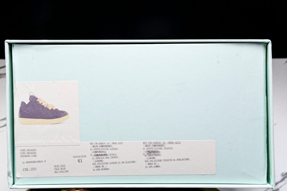 Lanvin Curb Sneaker 'Black Gum' - Image 19