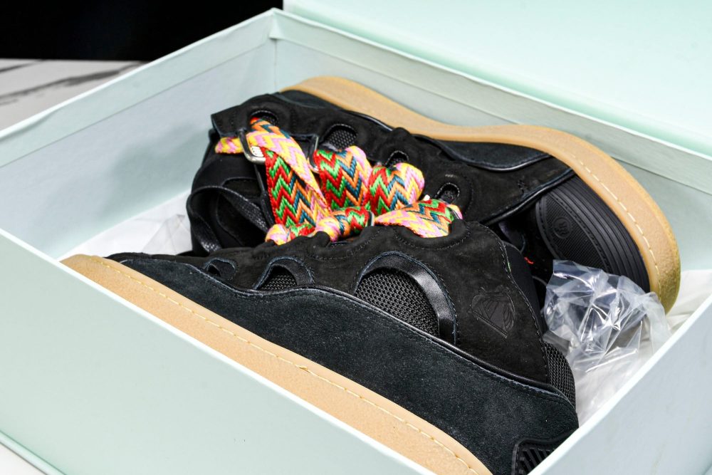 Lanvin Curb Sneaker 'Black Gum' - Image 33