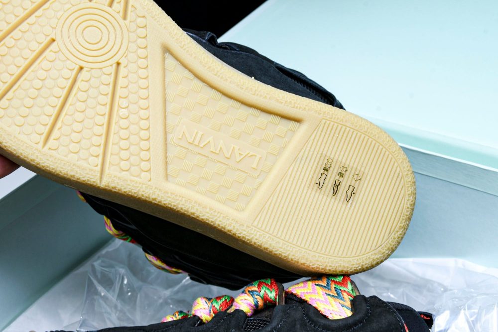 Lanvin Curb Sneaker 'Black Gum' - Image 21