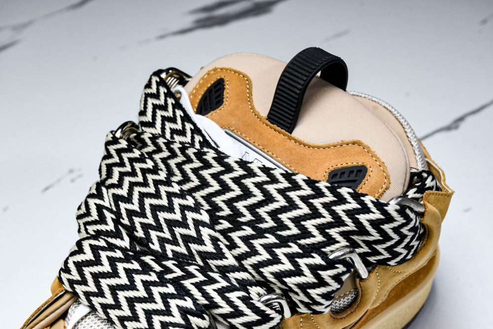 Lanvin Curb Sneaker 'Brown' - Image 11
