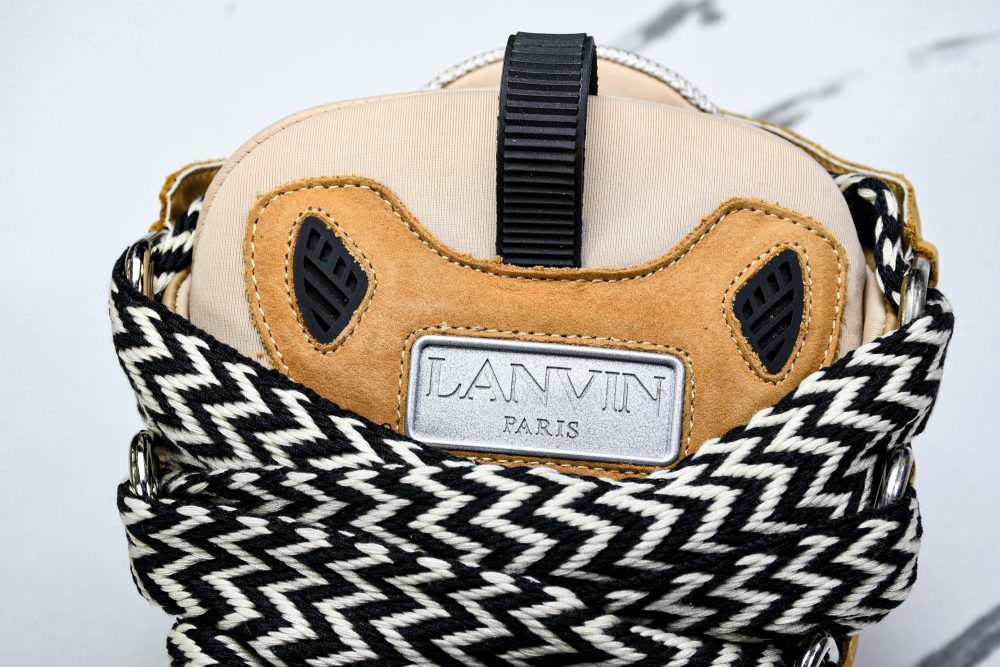 Lanvin Curb Sneaker 'Brown' - Image 9