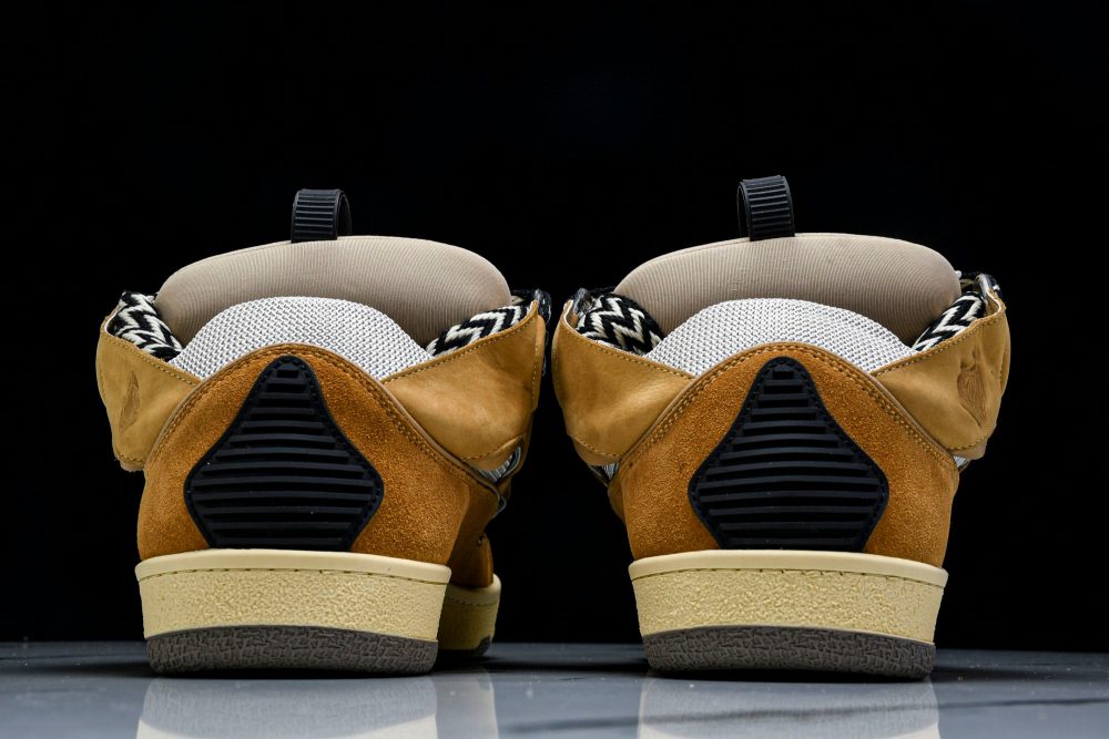 Lanvin Curb Sneaker 'Brown' - Image 8