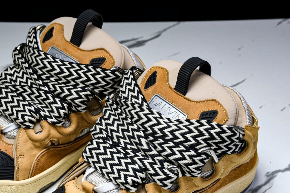 Lanvin Curb Sneaker 'Brown' - Image 18