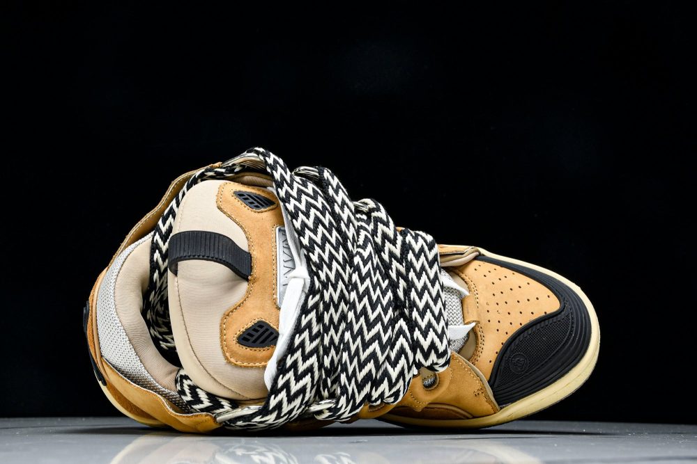 Lanvin Curb Sneaker 'Brown' - Image 4