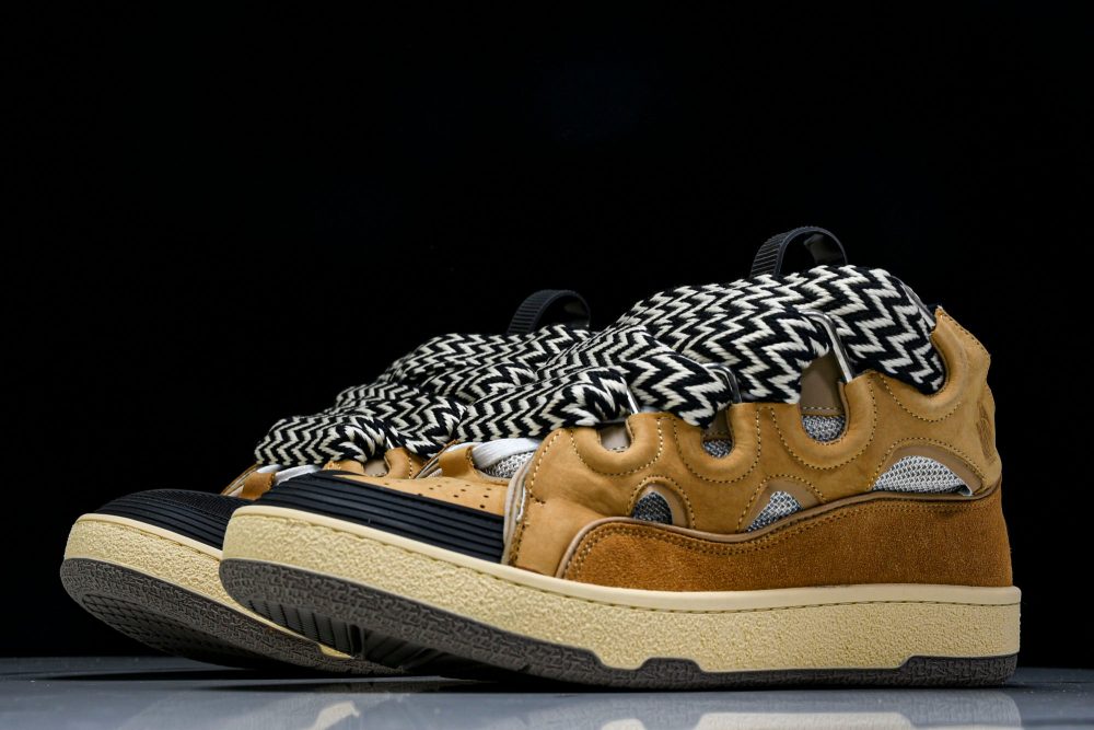 Lanvin Curb Sneaker 'Brown' - Image 2