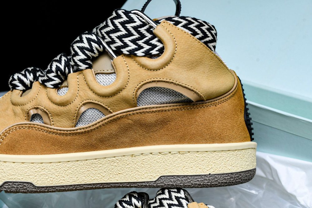 Lanvin Curb Sneaker 'Brown' - Image 30