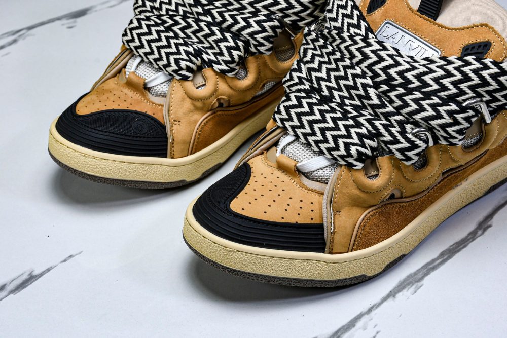 Lanvin Curb Sneaker 'Brown' - Image 33