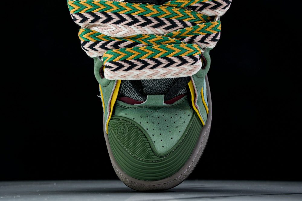 Lanvin Curb Sneaker 'Green' - Image 7