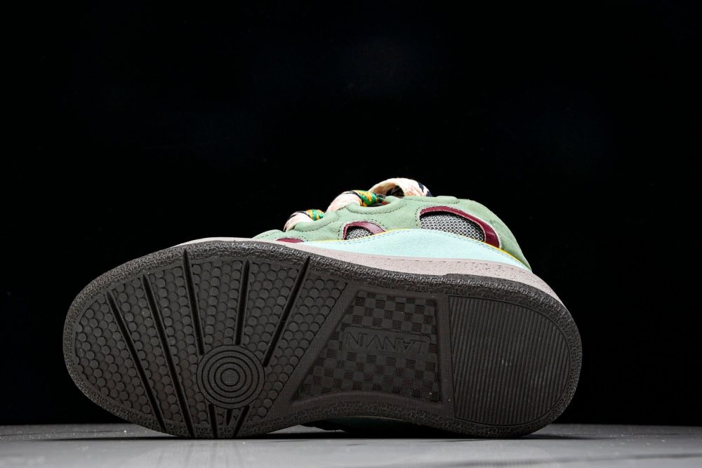 Lanvin Curb Sneaker 'Green' - Image 5