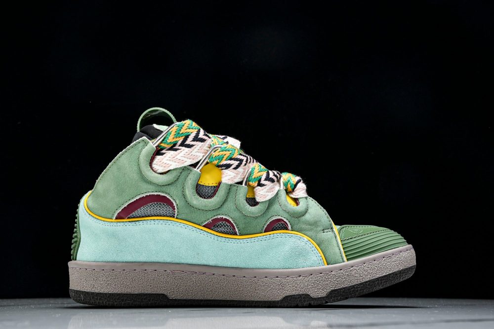 Lanvin Curb Sneaker 'Green' - Image 3