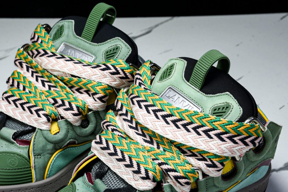 Lanvin Curb Sneaker 'Green' - Image 20