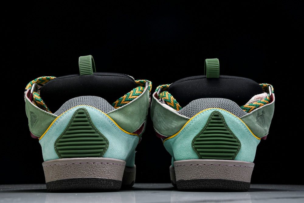 Lanvin Curb Sneaker 'Green' - Image 6