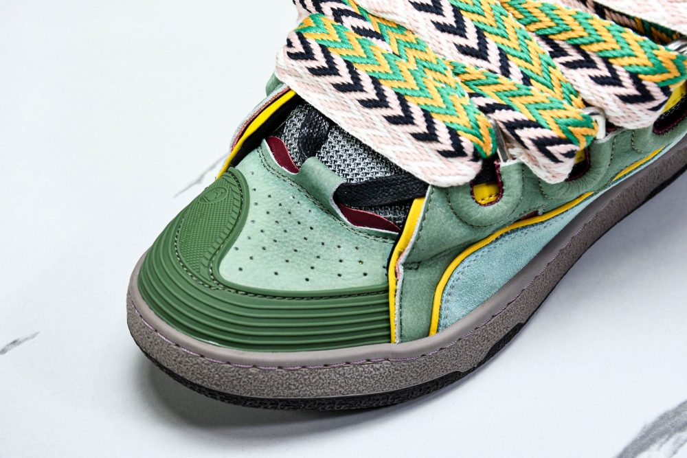 Lanvin Curb Sneaker 'Green' - Image 10