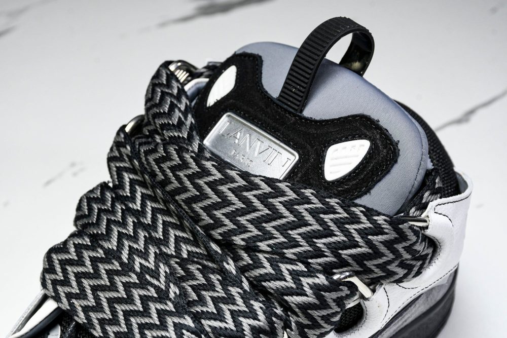 Lanvin Curb Sneaker 'Grey Black' - Image 11