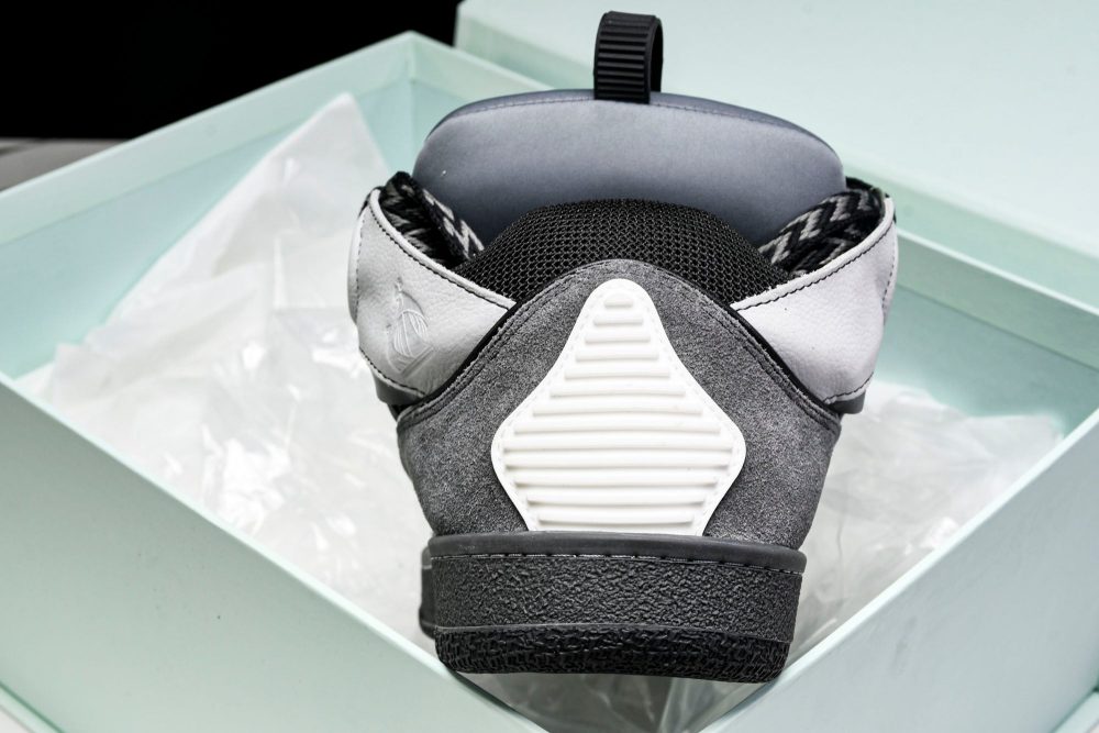Lanvin Curb Sneaker 'Grey Black' - Image 19