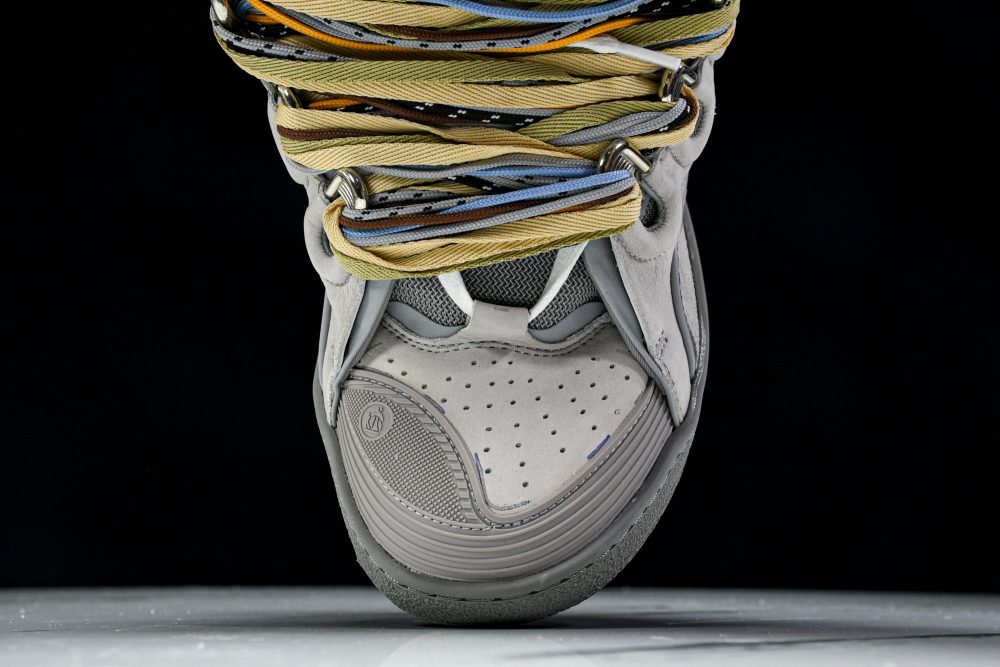 Lanvin Curb Sneaker 'Grey Extreme Laces' - Image 5