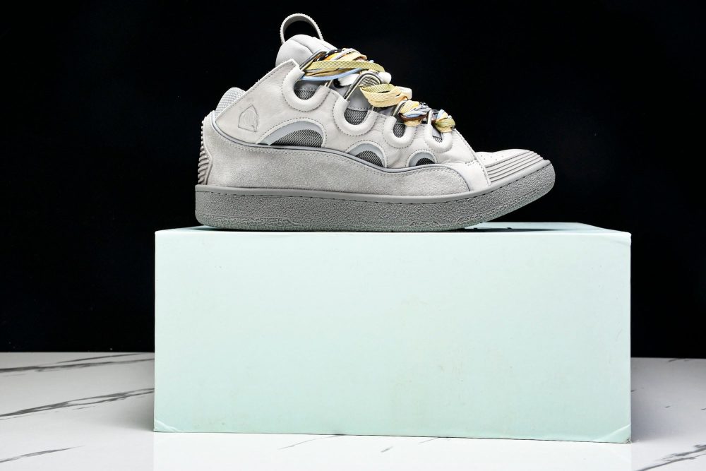 Lanvin Curb Sneaker 'Grey Extreme Laces' - Image 20