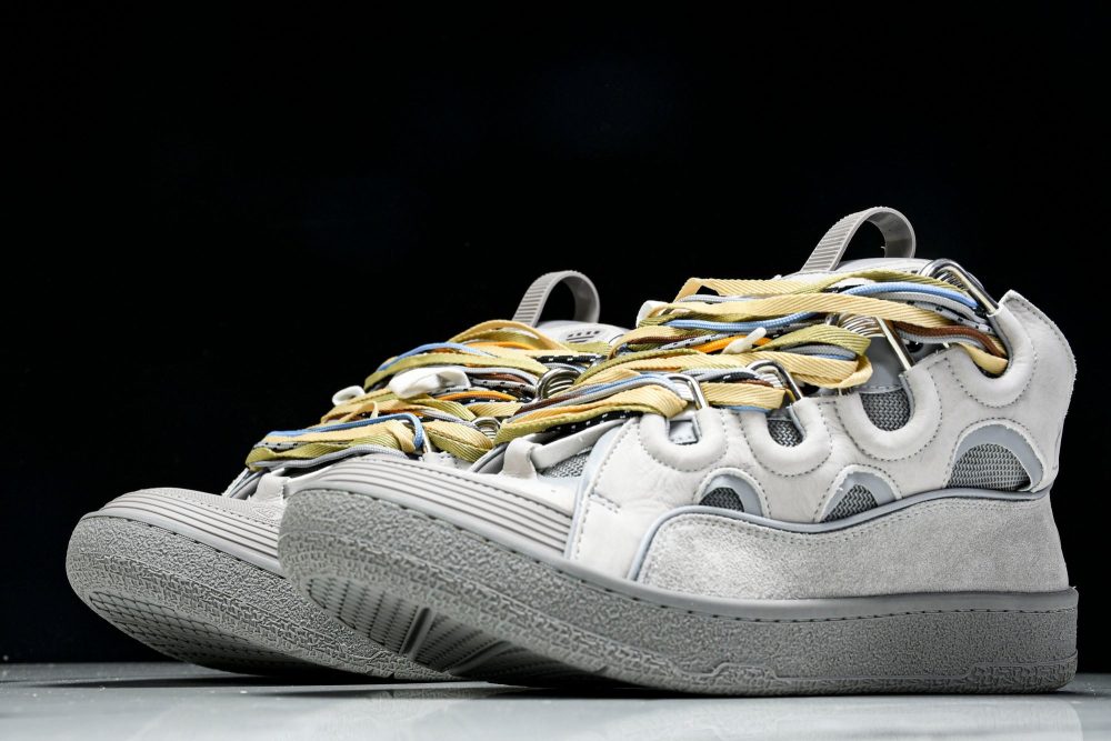 Lanvin Curb Sneaker 'Grey Extreme Laces' - Image 2