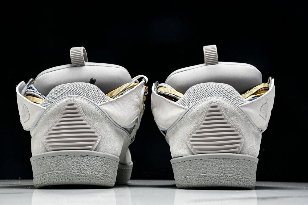 Lanvin Curb Sneaker 'Grey Extreme Laces' - Image 7