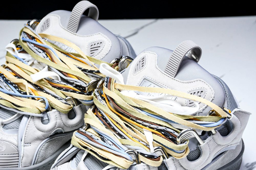 Lanvin Curb Sneaker 'Grey Extreme Laces' - Image 22