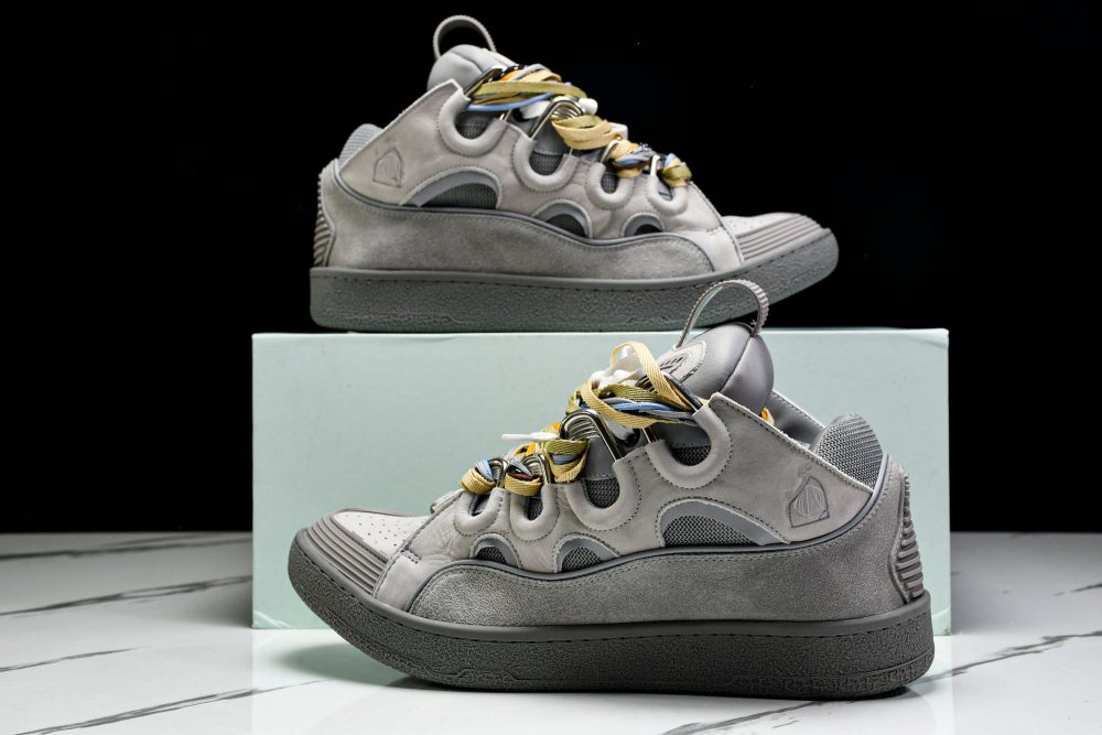 Lanvin Curb Sneaker 'Grey Extreme Laces' - Image 25