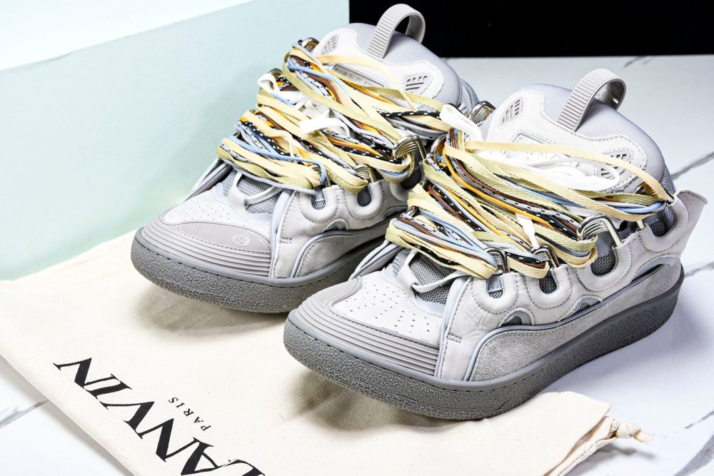 Lanvin Curb Sneaker 'Grey Extreme Laces' - Image 26