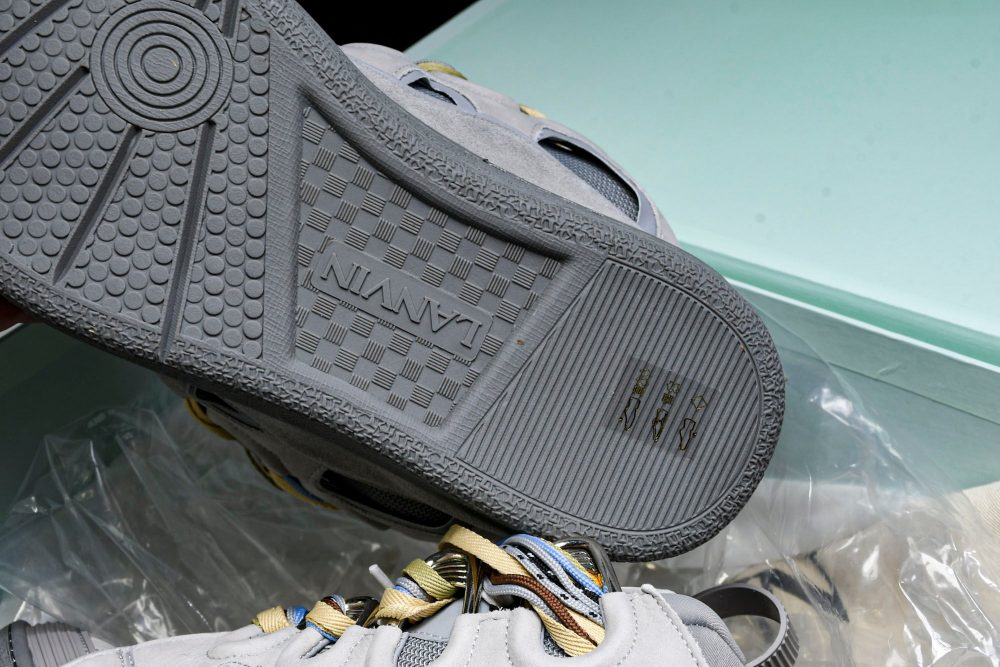 Lanvin Curb Sneaker 'Grey Extreme Laces' - Image 29