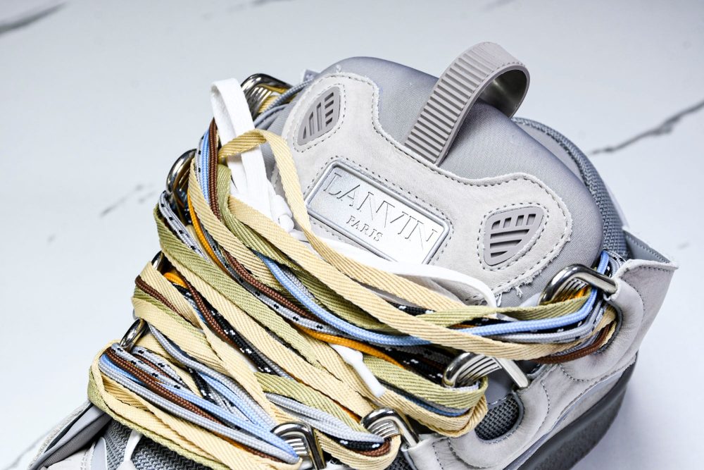 Lanvin Curb Sneaker 'Grey Extreme Laces' - Image 12