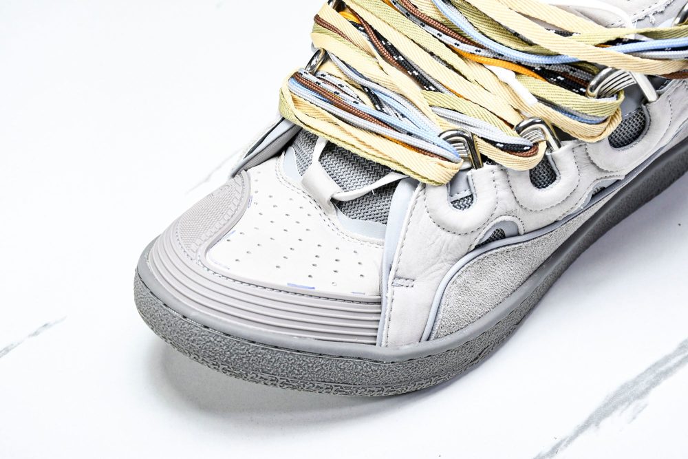Lanvin Curb Sneaker 'Grey Extreme Laces' - Image 11