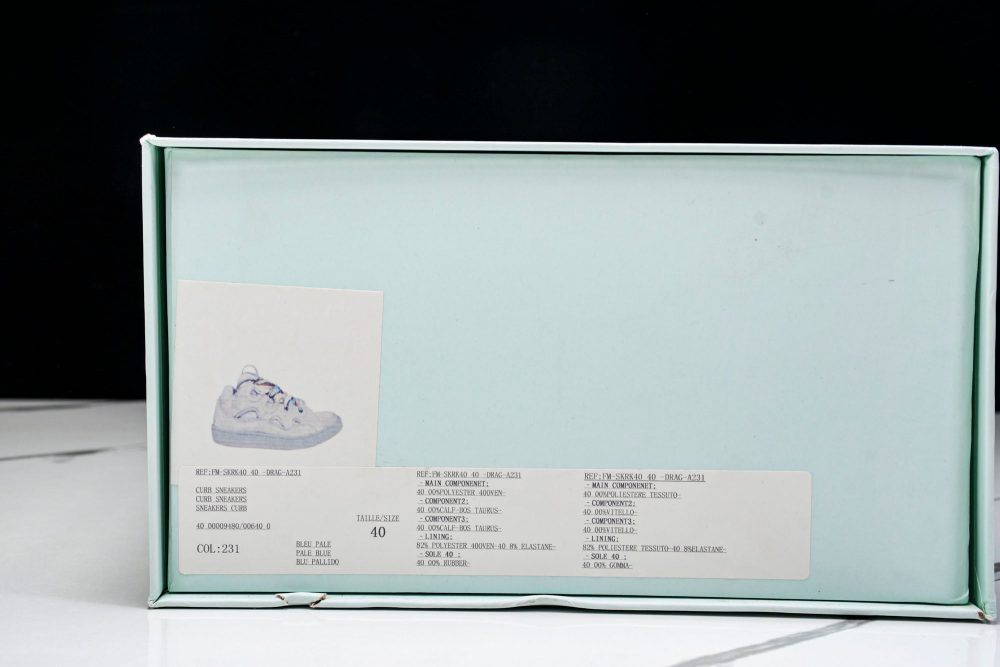 Lanvin Curb Sneaker 'Grey Extreme Laces' - Image 33