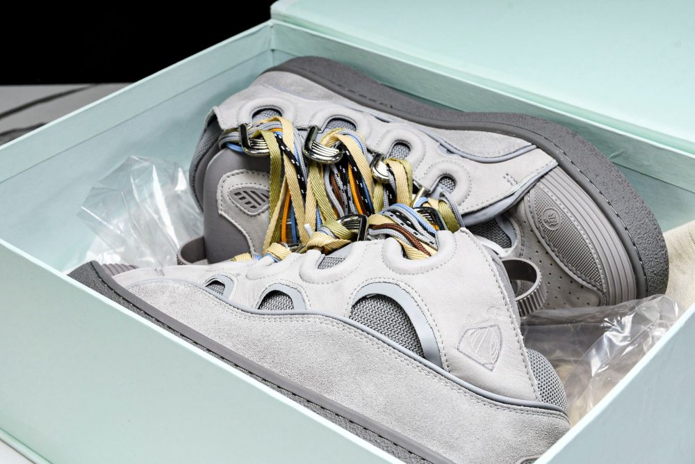 Lanvin Curb Sneaker 'Grey Extreme Laces' - Image 17
