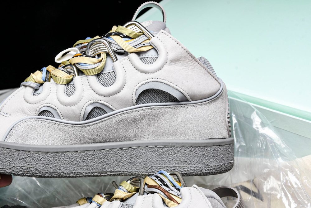 Lanvin Curb Sneaker 'Grey Extreme Laces' - Image 18