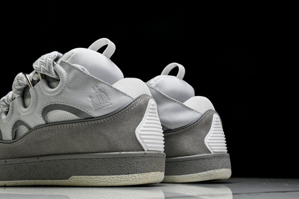 Lanvin Curb Sneaker 'Grey' - Image 10