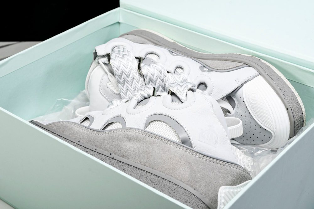 Lanvin Curb Sneaker 'Grey' - Image 19