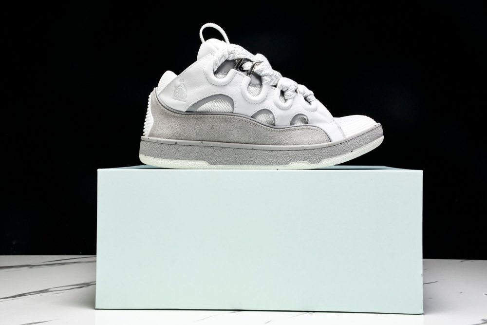 Lanvin Curb Sneaker 'Grey' - Image 26