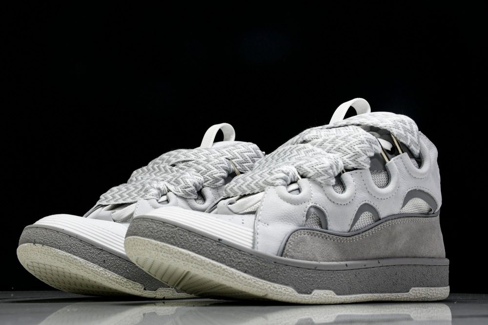Lanvin Curb Sneaker 'Grey' - Image 2