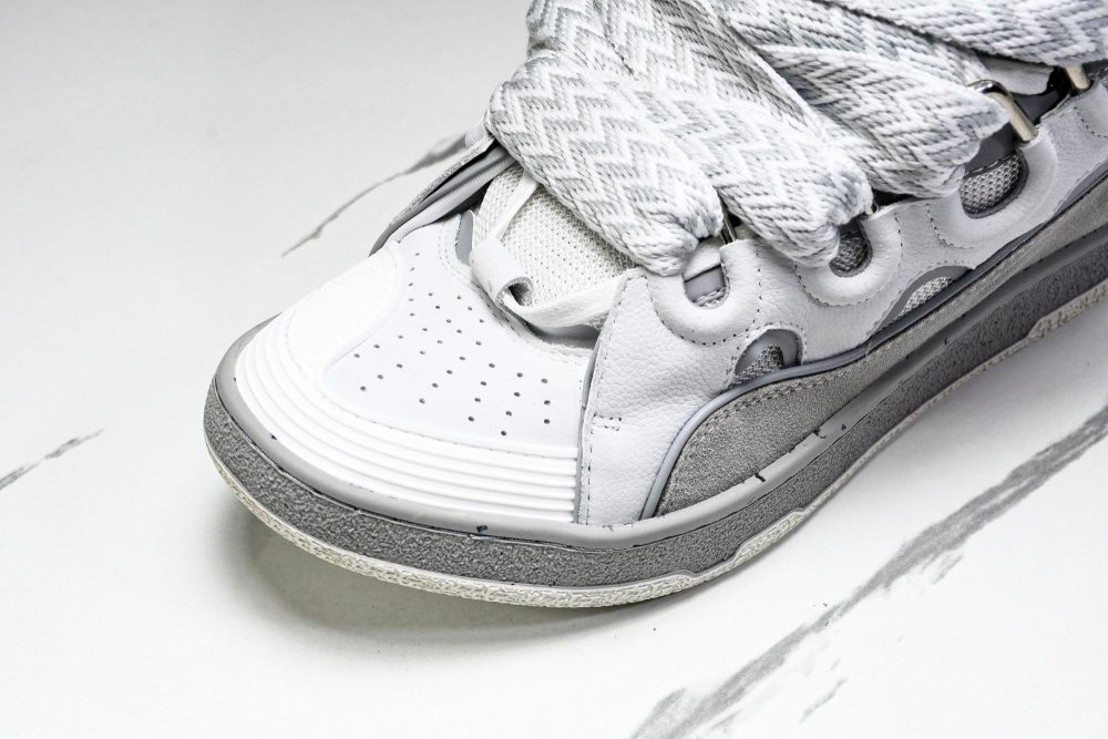 Lanvin Curb Sneaker 'Grey' - Image 11