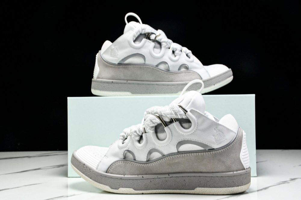 Lanvin Curb Sneaker 'Grey' - Image 29