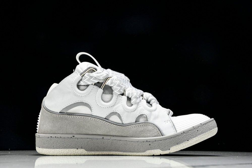 Lanvin Curb Sneaker 'Grey' - Image 3